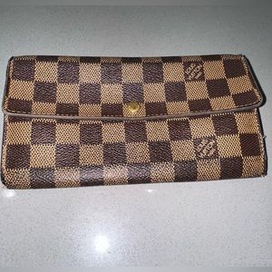 Louis Vuitton Damien Women’s Long Wallet Used (Authentic) - Serial # CA0034